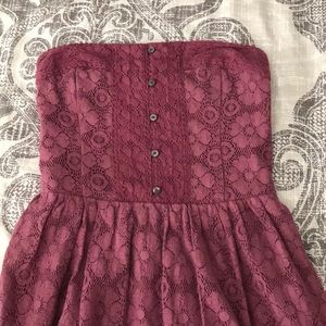 Abercrombie Strapless Lace Dress **SOLD**